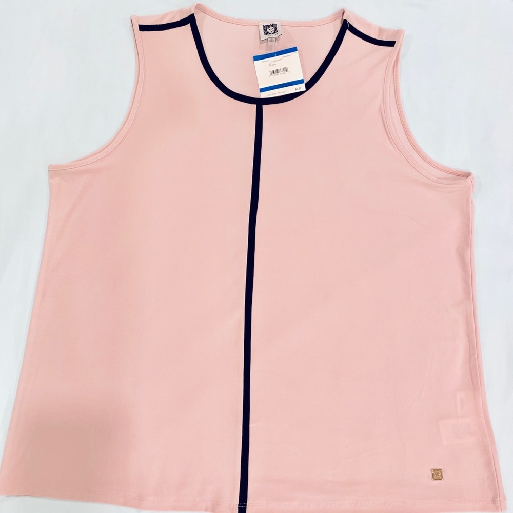 Anne Klein Short Sleeve Blouse XL